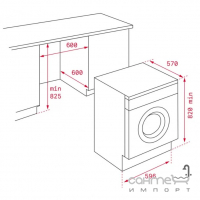 Вбудована пральна машина Teka Total LI5 1080 114000006