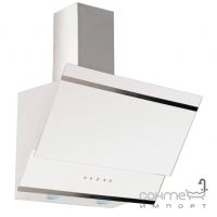 Наклонная кухонная вытяжка Fabiano Sebra 60 Silent White белая, мощность 1040 м3/ч