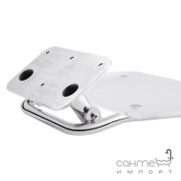 Відкидне сидіння для душової зони Qtap Comfort COMFCRM5035 сталь/матове біле