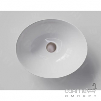 Овальная раковина на столешницу VBI Parma White VBI-011000 белая