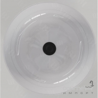 Кругла раковина на стільницю VBI Bari White VBI-011600 біла