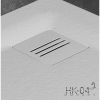 Пентагональний душовий піддон із штучного каменю Radaway Kyntos PT 800x800 HKPT8080-04 білий
