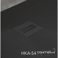 Пентагональный душевой поддон из искусственного камня Radaway Kyntos PT 800x800 HKPT8080-54 черный