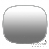 Прямоугольное зеркало с LED-подсветкой и сенсорным выключателем Аква Родос Callisto 800x700