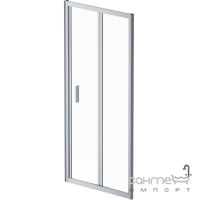 Душевая дверь в нишу AM.PM Gem W90UG-090-1F-195MT профиль сатин/прозрачное стекло