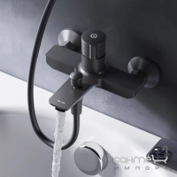 Змішувач для ванни AM.PM X-Joy TouchReel F85A10522 матовий чорний