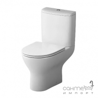 Безободковий унітаз-компакт із сидінням softclose Damixa Scandinavian Pure DX36C8601SC білий