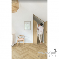 Виниловый пол Quick-Step Ciro Herringbone AVHBU40362 Ботанический бежевый