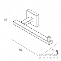 Держатель для туалетной бумаги Imprese Bilovec 141255 хром