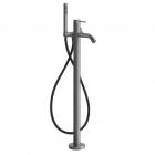 Напольный смеситель для ванны Gessi 316 54028-239 Steel brushed нержавеющая сталь браш