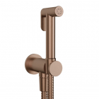 Гигиенический душ скрытого монтажа с вентилем Gessi Origini 14331708 Copper Brushed PVD медь браш