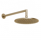 Круглый верхний душ с настенным кронштейном Gessi Anello 63348-726 Warm Bronze Brushed PVD теплая бронза браш