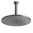 Круглый верхний душ с потолочным кронштейном Gessi 316 54152-239 Steel Brushed нержавеющая сталь браш