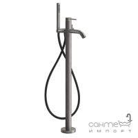 Напольный смеситель для ванны Gessi 316 54028-239 Steel brushed нержавеющая сталь браш