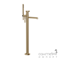 Напольный смеситель для ванны Gessi Anello 63328-726 Warm Bronze Brushed PVD теплая бронза браш