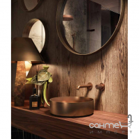 Смеситель для раковины скрытого монтажа Gessi Habito 70088727 Brass Brushed PVD латунь браш, излив 21 см