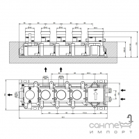 Скрытая часть Gessi 63013