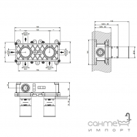 Скрытая часть Gessi 54169-239