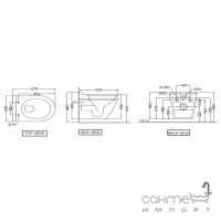 Безободковый подвесной унитаз с сидением softclose slim Jaquar Solo Rimless SLS-WHM-6953BIUFSM белый матовый