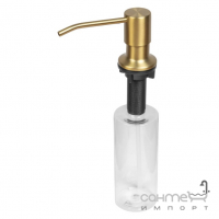 Врезной дозатор Gunter&Hauer SOAP DISPENSER Gold матовое золото