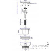 Донний клапан McAlpine CWP60-CB хром