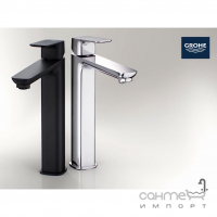 Змішувач для раковини високий Grohe Cubeo XL 1017290000 хром