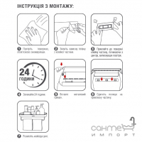 Полка с держателем для полотенец MVM BP-18 White/Gray белая