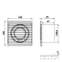 Накладной вентилятор airRoxy Planet Energy 125 S 01-095 белый