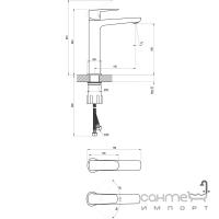 Смеситель для раковины высокий Ravak Life X070471 хром