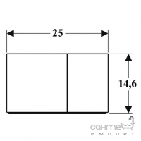 Панель змиву Geberit Sigma70 115.622.14.1 матова чорна