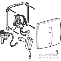 Электронный смыв для писсуара Geberit 115.818.46.5 сатин, питание от батарей