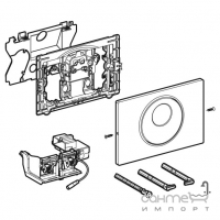 Сенсорная панель смыва Geberit Sigma10 115.890.16.6 черная матовая сталь, питание от сети