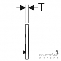 Панель змиву Geberit Sigma30 115.893.KX.1 матовий хром