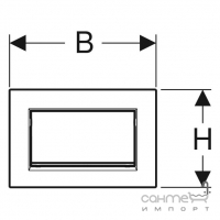 Панель смыва Geberit Sigma30 115.893.KY.1 хром