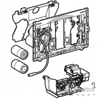 Система электронного управления смывом унитаза Geberit Sigma 12 115.898.00.6 питания от батарей
