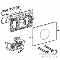 Сенсорная панель смыва Geberit Sigma10 115.906.16.6 черная матовая сталь, питание от сети