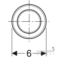 Сенсорна панель змиву Geberit Sigma12 Type 10 115.936.14.6 матова чорна, живлення від мережі