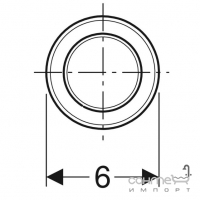 Сенсорна панель змиву Geberit Sigma12 Type 10 115.956.14.6 матова чорна, живлення від мережі