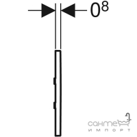 Электронный смыв для писсуара Geberit Type 30 116.027.KH.1 хром, питание от сети