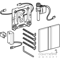 Электронный смыв для писсуара Geberit Type 50 116.036.QD.1 черный хром, питание от батарей