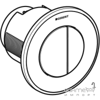 Пневматична клавіша змиву для монтажу в стіну Geberit Type 10 116.055.DW.1 чорна