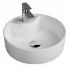 Круглая раковина на столешницу Quarter Bath Round Line 42 70RO23142 белая