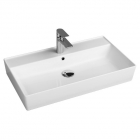 Подвесная раковина Quarter Bath Cross Line 80x45 70CL23080.00.1.3.01 белая