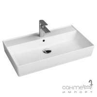 Подвесная раковина Quarter Bath Cross Line 80x45 70CL23080.00.1.3.01 белая