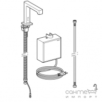 Сенсорный кран для раковины Geberit Brenta 116.171.21.1 хром, питание от сети