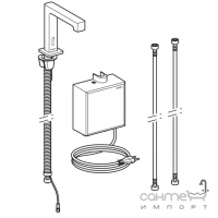 Сенсорный смеситель-термостат для раковины Geberit Brenta 116.177.21.1 хром, питание от сети