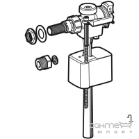 Впускной клапан 3/8 1/2 Geberit 136.742.00.3 боковой подвод