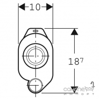 Сифон для пісуару Geberit D40 261.483.11.1