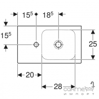 Меблева раковина Geberit iCon 124153000 біла