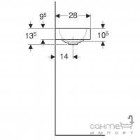 Меблева раковина Geberit iCon 124736000 біла